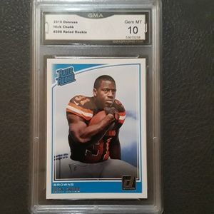 GMA 10 Nick Chub Rookie Card Cleveland Browns
